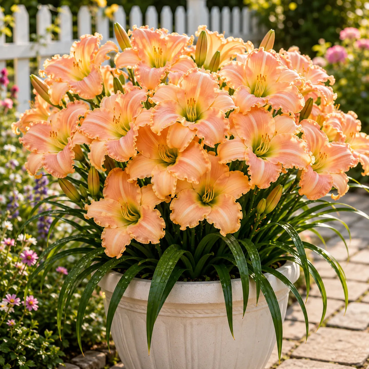 🌸 Giant Bloom Daylily Bulbs – Massive Colorful Flowers & Easy-Care Perennial