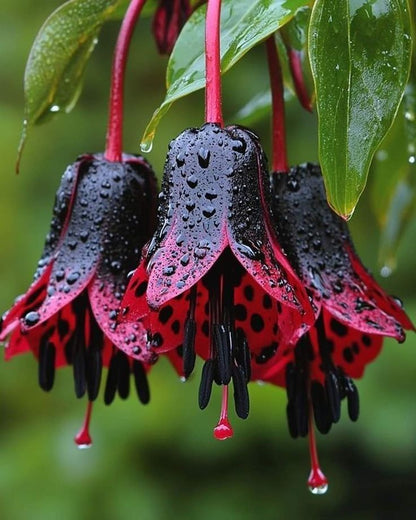 🌱Fuchsia Hybrida Voss bulbs –🌺Exotic Colorful Flowers That Thrive Easily！