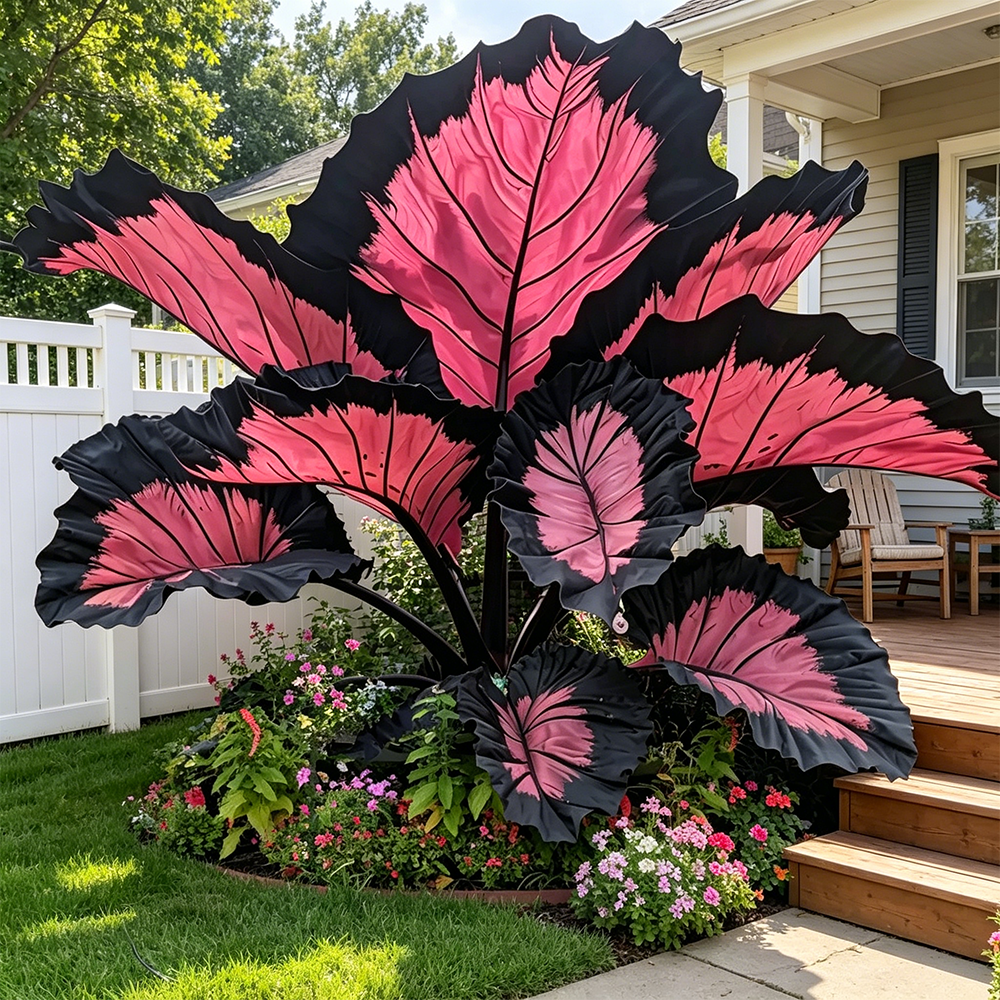 🔥 Premium Giant Caladium Bulbs 🌿🌈 Easy Care & Cold Hardy &Giant Leaves