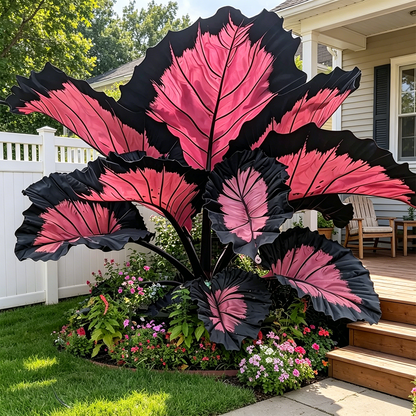🔥 Premium Giant Caladium Bulbs 🌿🌈 Easy Care & Cold Hardy &Giant Leaves