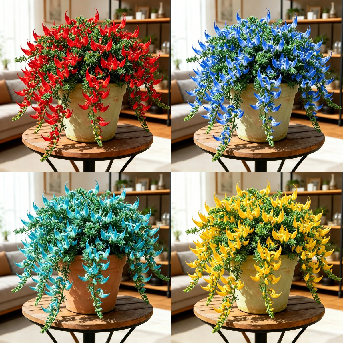 🪴 Parrot Beak Spider Plant Root Bulbs – Rare Foliage Plant, Easy to Care, Ideal for Home & Garden Decor