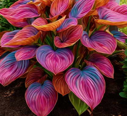 🔥 Rare Dark Blue Flame Hostas 🌌 Light Up Your Night Garden