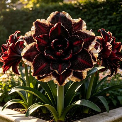 🌺 Giant Double Perfume Amaryllis Bulbs ✨ Fragrant Showy Blooms