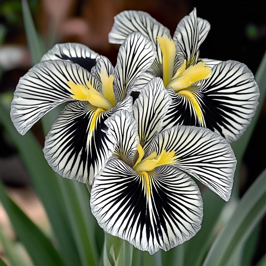 🌸 Zebra Stripes Iris 🌿 Bold Striped Blooms That Instantly Stand Out