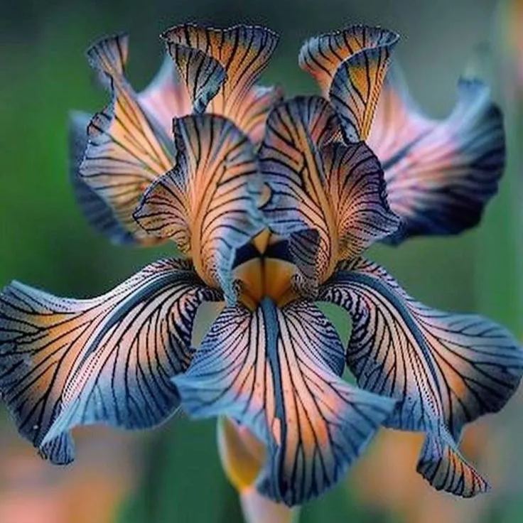 ‎⚘ ﹏Tall Bearded Iris with Bold, Elegant Blooms