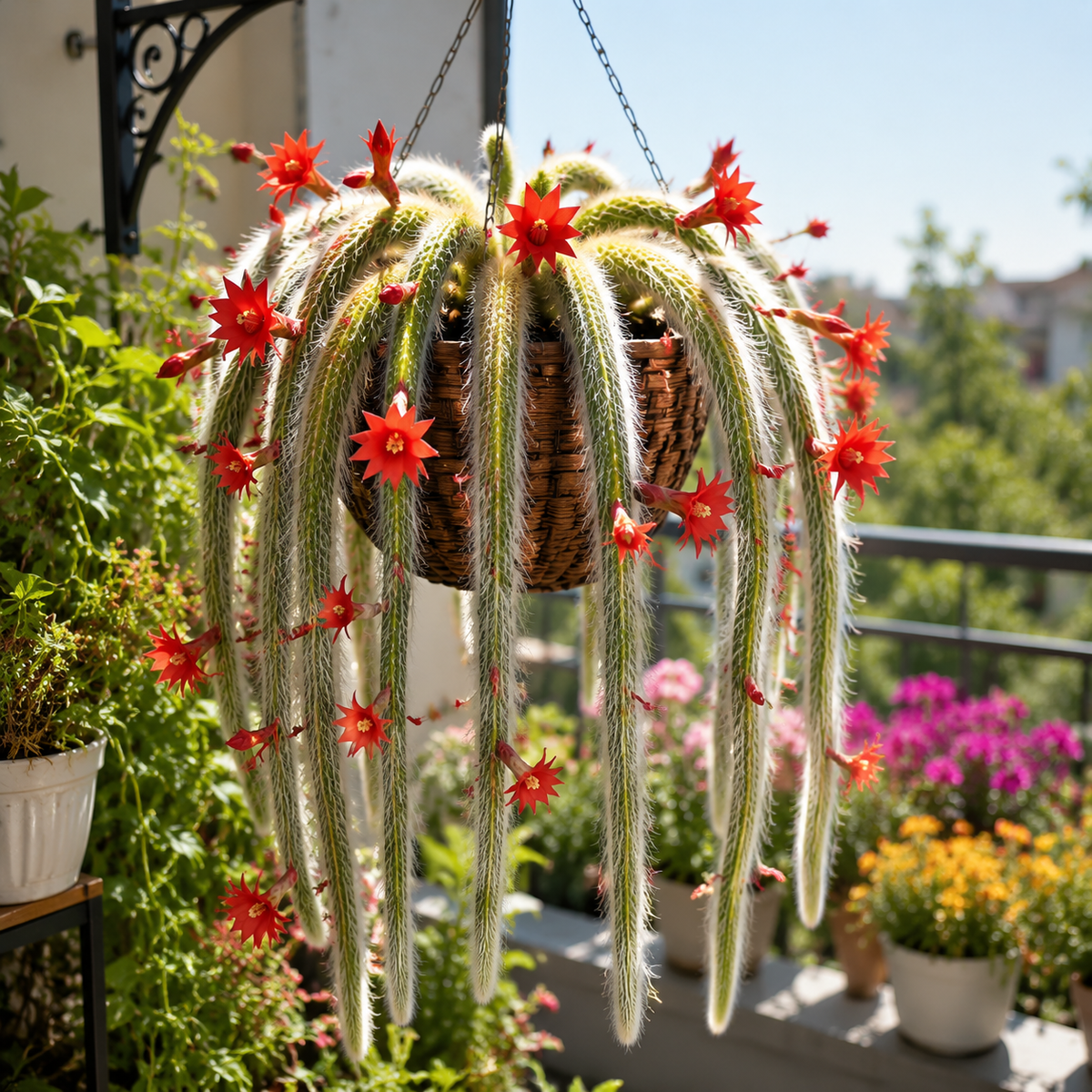 🌵🔥Rare Monkey Tail Cactus 🌵The Internet's Favorite Fuzzy Cactus