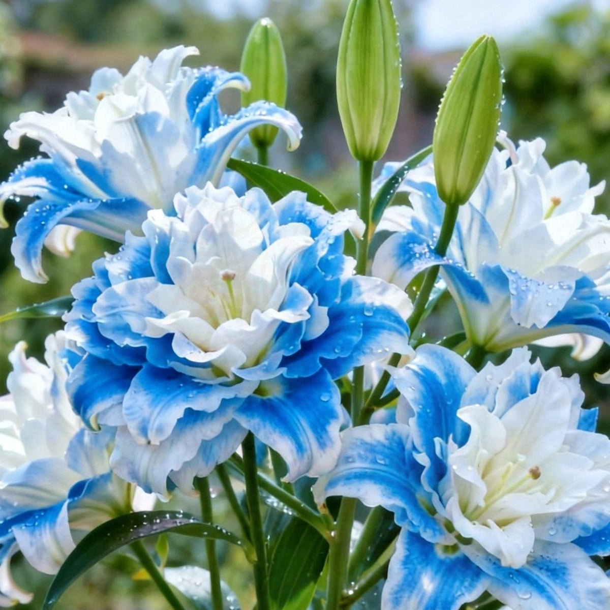 🌸 Double-Petaled Bicolor Lily Bulbs – Beautiful Blooms with Sweet Fragrance