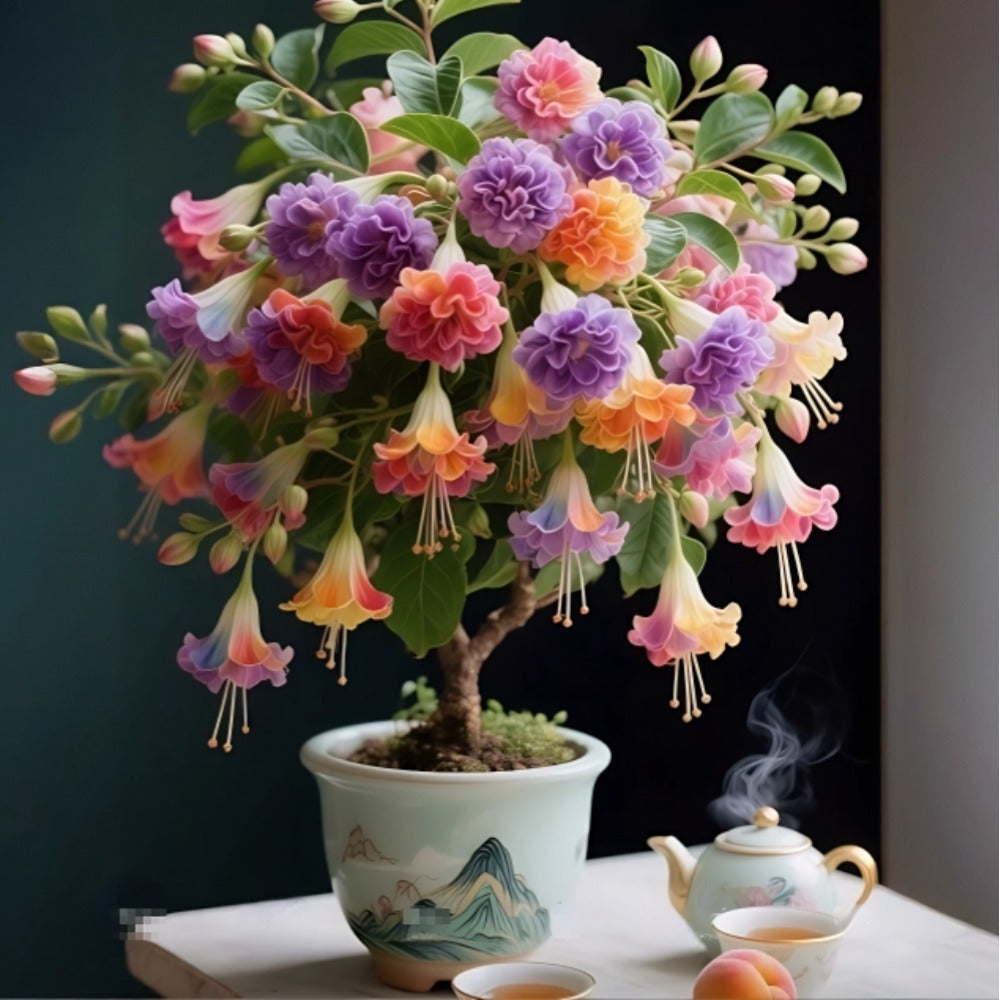 𐙚🎐Transform shaded areas with double fuchsia plants featuring rich color and flowing, elegant blooms🪄