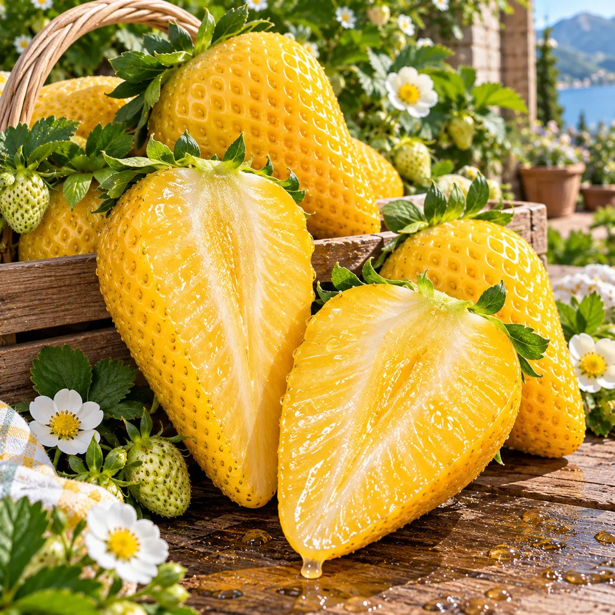 🤗🍓Long Strawberry Seeds – Easy to Grow, Abundant Harvests🌱🎁