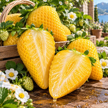 🤗🍓Long Strawberry Seeds – Easy to Grow, Abundant Harvests🌱🎁