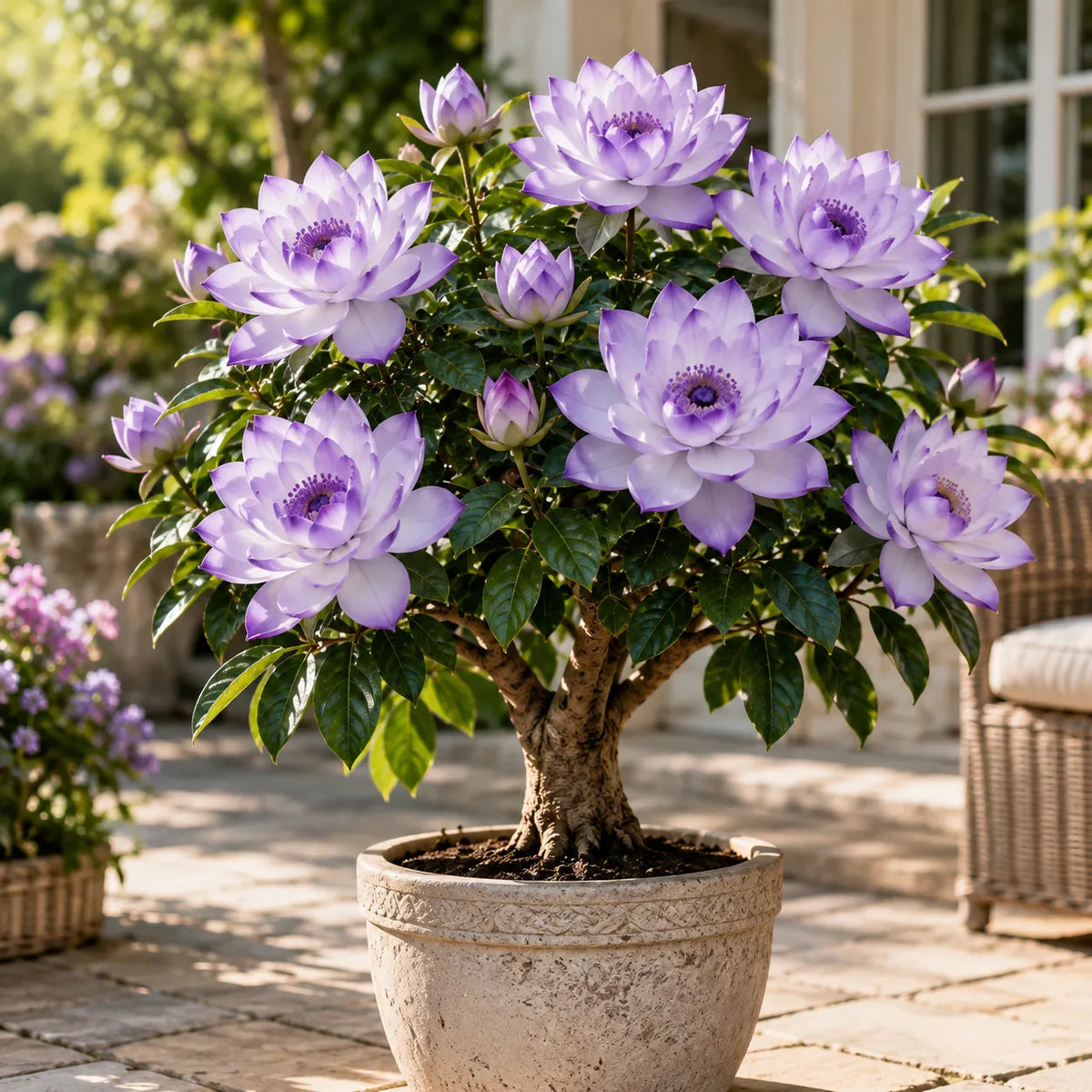 🌸 Rare Moonlight Lotus Tree Bulbs – Exotic Lotus-Like Blooms for Elegant Patios & Gardens