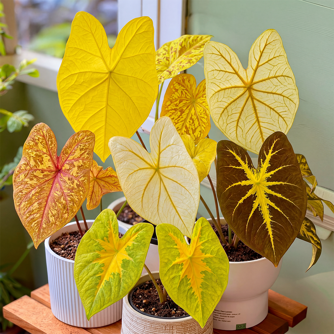 🌺Caladium Bulbs: The Easiest Way to Add Bold Color to Shady Spots