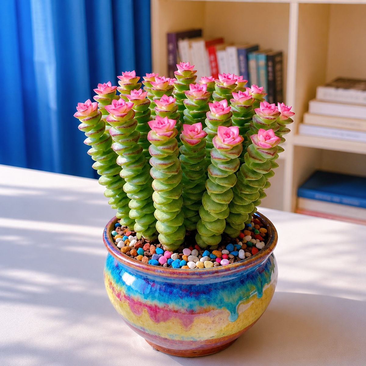 🍀 Money Plant Succulent – Compact Coin-Leaf Plant for Home & Office