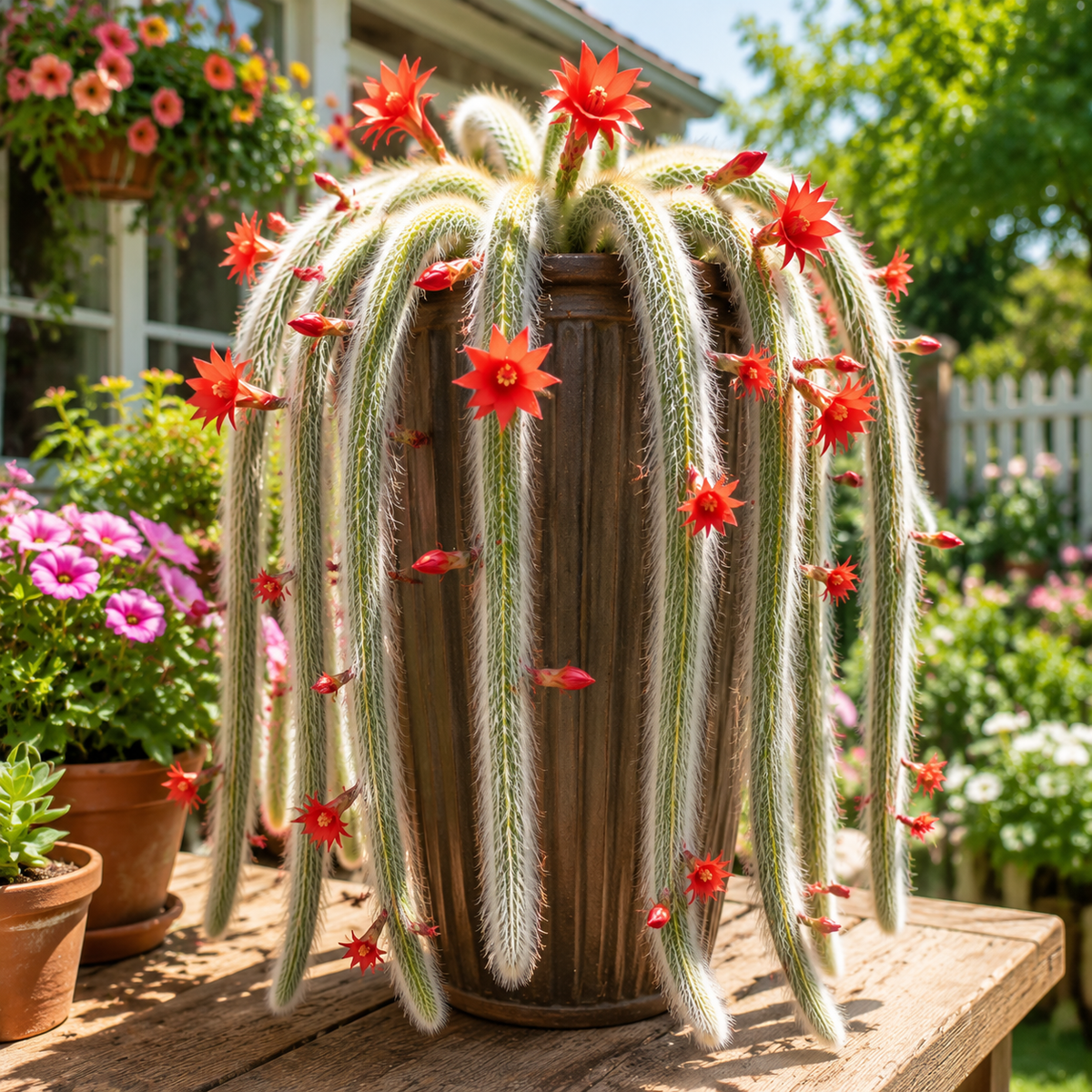 🌵🔥Rare Monkey Tail Cactus 🌵The Internet's Favorite Fuzzy Cactus