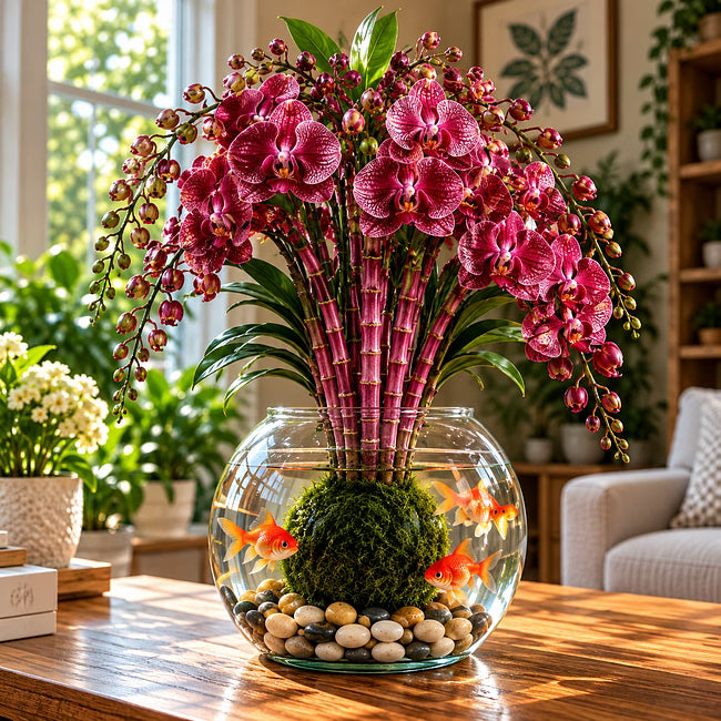 🌸 Rare Hydroponic Phalaenopsis Orchid Bulbs –🦋 Elegant Blooms Grown Beautifully in Water