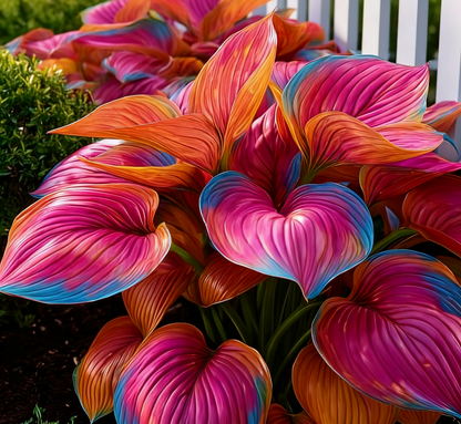 🔥 Rare Dark Blue Flame Hostas 🌌 Light Up Your Night Garden