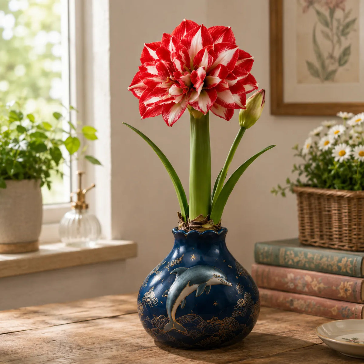 🤗🌺 Double Amaryllis Bulbs – No Soil, No Water, Just Watch Them Bloom