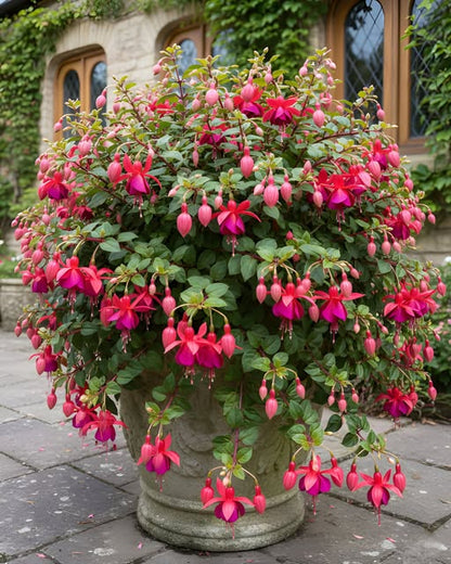 🌱Fuchsia Hybrida Voss bulbs –🌺Exotic Colorful Flowers That Thrive Easily！