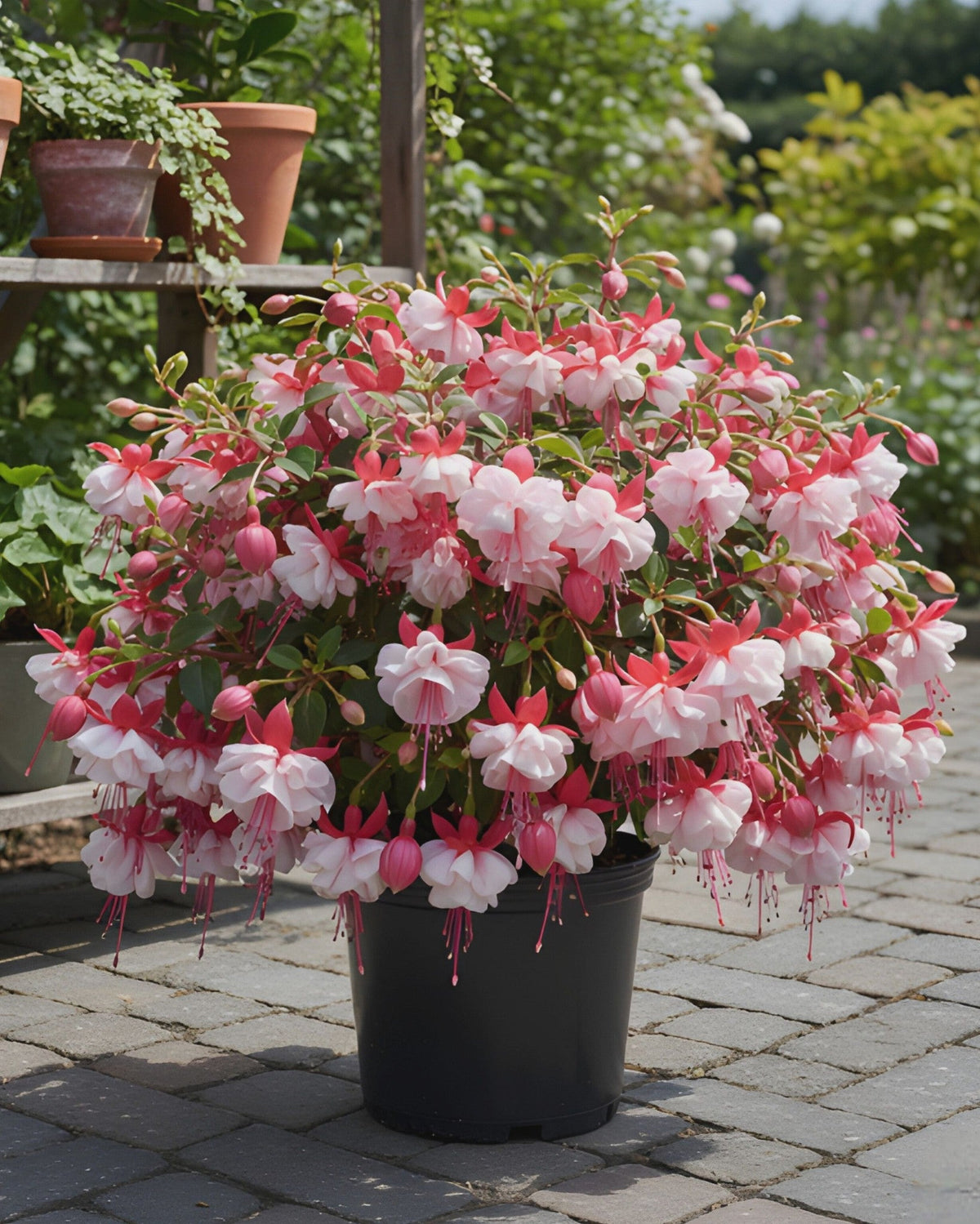 🌱Fuchsia Hybrida Voss bulbs –🌺Exotic Colorful Flowers That Thrive Easily！