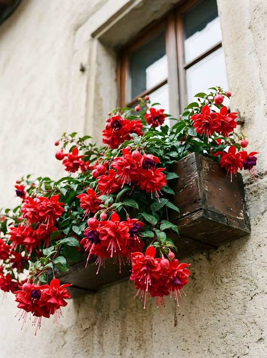 🌱Fuchsia Hybrida Voss bulbs –🌺Exotic Colorful Flowers That Thrive Easily！
