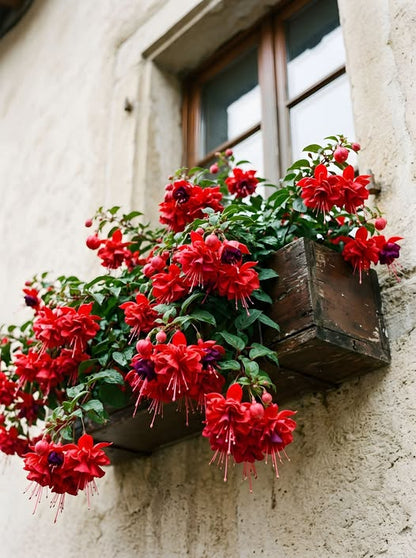 🌱Fuchsia Hybrida Voss bulbs –🌺Exotic Colorful Flowers That Thrive Easily！