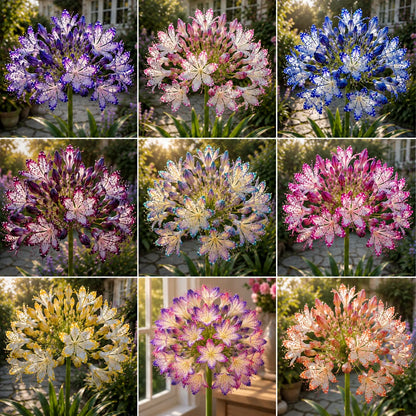 🏠🌸 Celestial Lace Agapanthus Bulbs 🌿 Elegant Blooms, Easy to Grow
