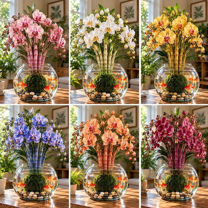 🌸 Rare Hydroponic Phalaenopsis Orchid Bulbs –🦋 Elegant Blooms Grown Beautifully in Water