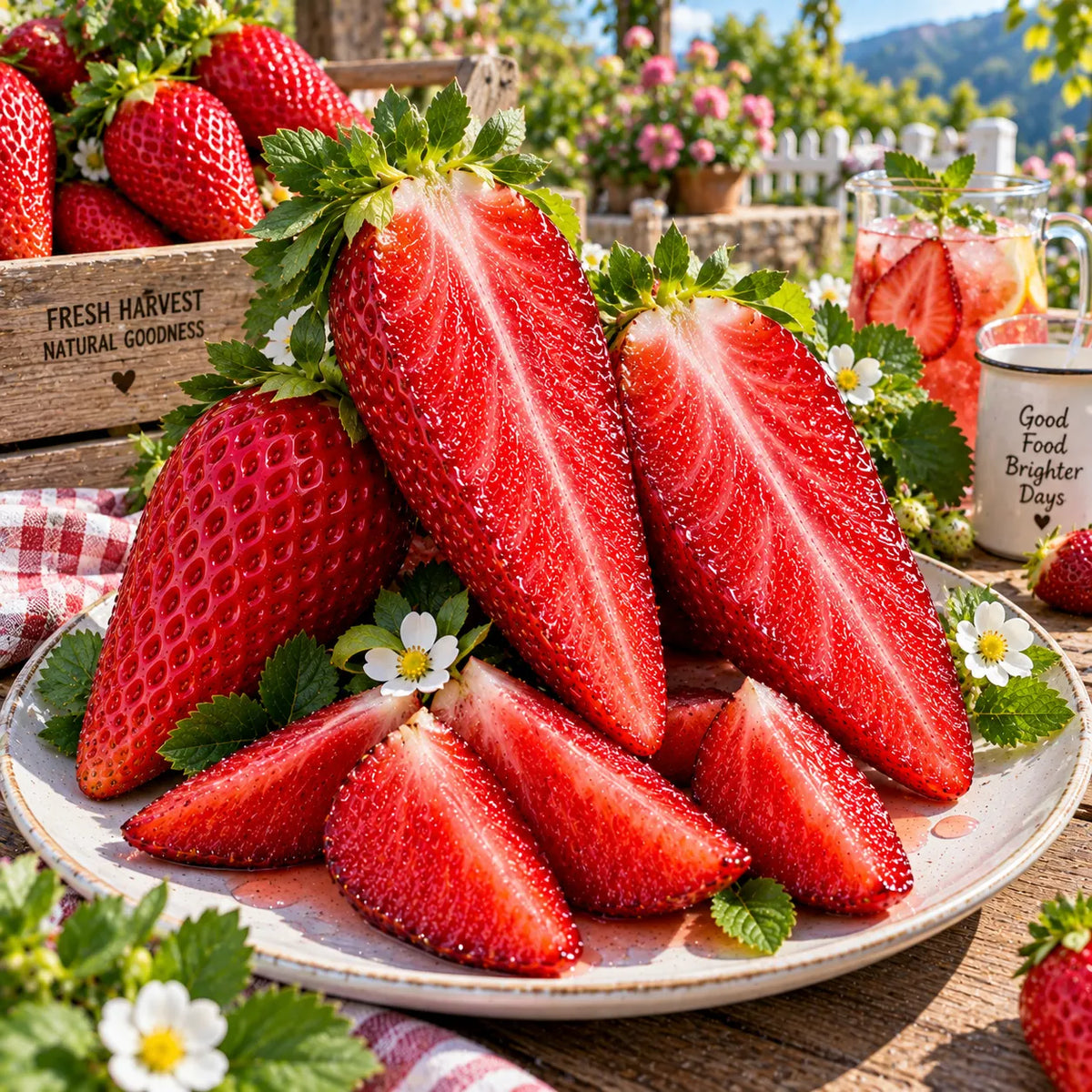 🤗🍓Long Strawberry Seeds – Easy to Grow, Abundant Harvests🌱🎁