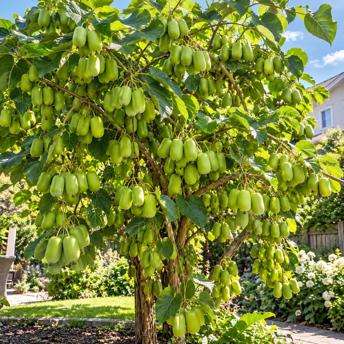 🥝 Cold-Hardy Mini Kiwi Seeds — Cold-Resistant, Smooth-Skinned Kiwi Vines