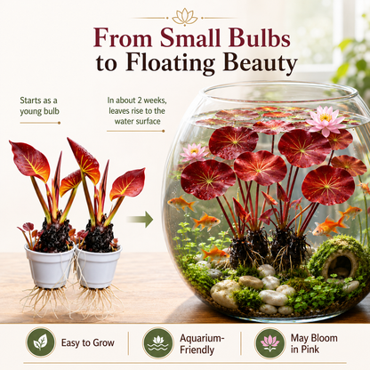 👍New Arrival👍 🐟Create a living garden in your tank with red lotus roots