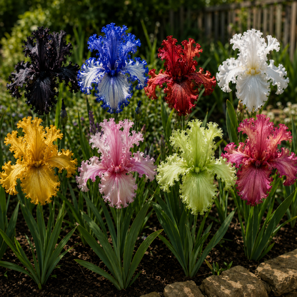 🦇 Rare Bat Iris Bulbs – A Striking Garden Statement That Returns Year After Year