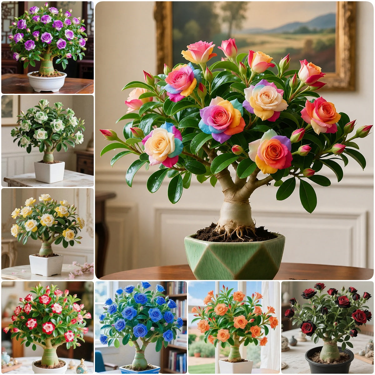🏠💥Rare Desert Rose Bulbs🌵🌺Easy To Grow On Your Patio And Balcony At Home
