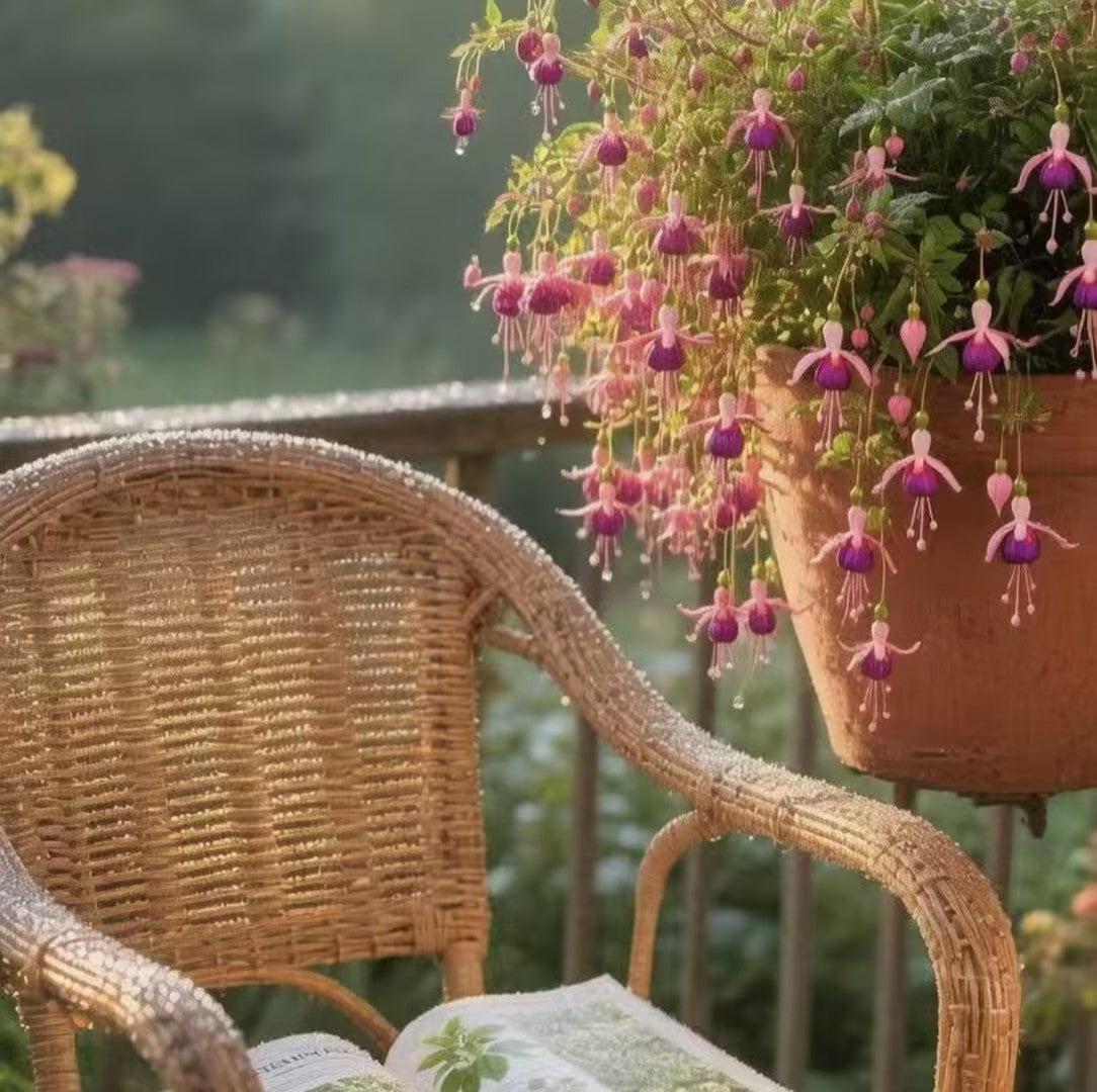 🌱Fuchsia Hybrida Voss bulbs –🌺Exotic Colorful Flowers That Thrive Easily！