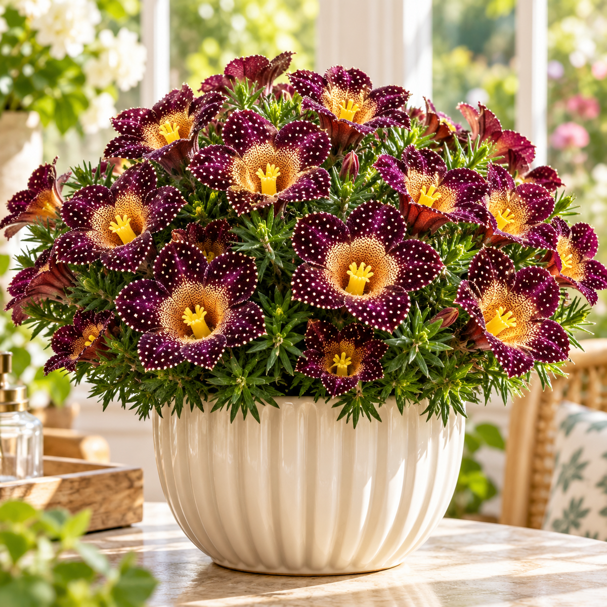 Seedgroves Purple Star Jade Bud flowers