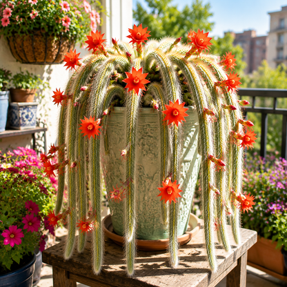 🌵🔥Rare Monkey Tail Cactus 🌵The Internet's Favorite Fuzzy Cactus