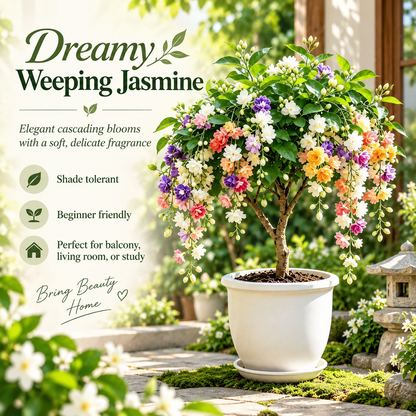 🌸【7 days germination】Last Day Up to 50% OFF💐Rare Weeping Jasmine Flowers Bulbs