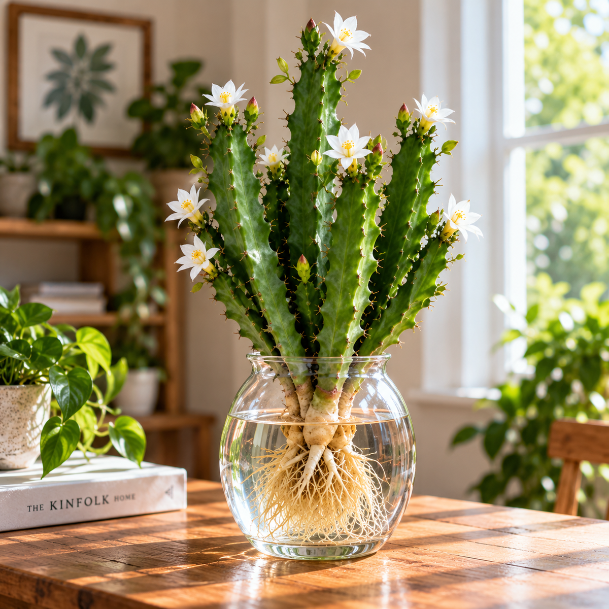 🌵🌸 Rare Hydroponic Multicolor Flowering Cactus Bulbs