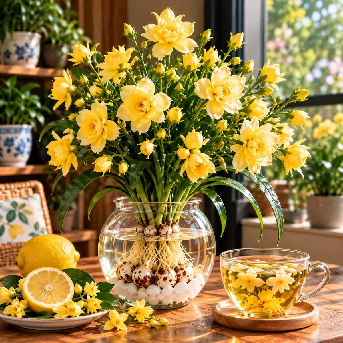 🌸 Rare Double Tea Flower Bulbs – Layered Blooms for Garden & Planters 🏡🍵