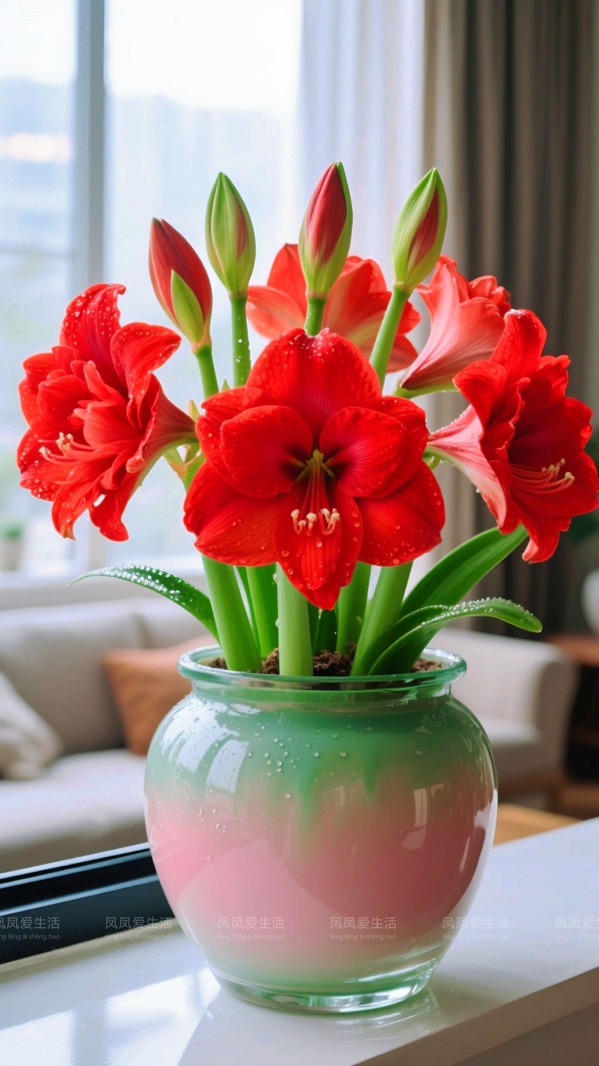 🌸Last Day 50% OFF🌺Double-Petaled Perfume Amaryllis Bulbs – The Queen of Flowers 🌺