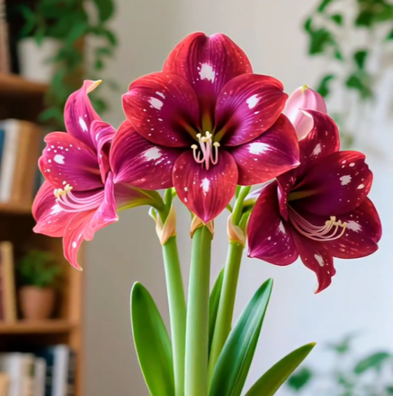 🌸Last Day 50% OFF🌺Double-Petaled Perfume Amaryllis Bulbs – The Queen of Flowers 🌺