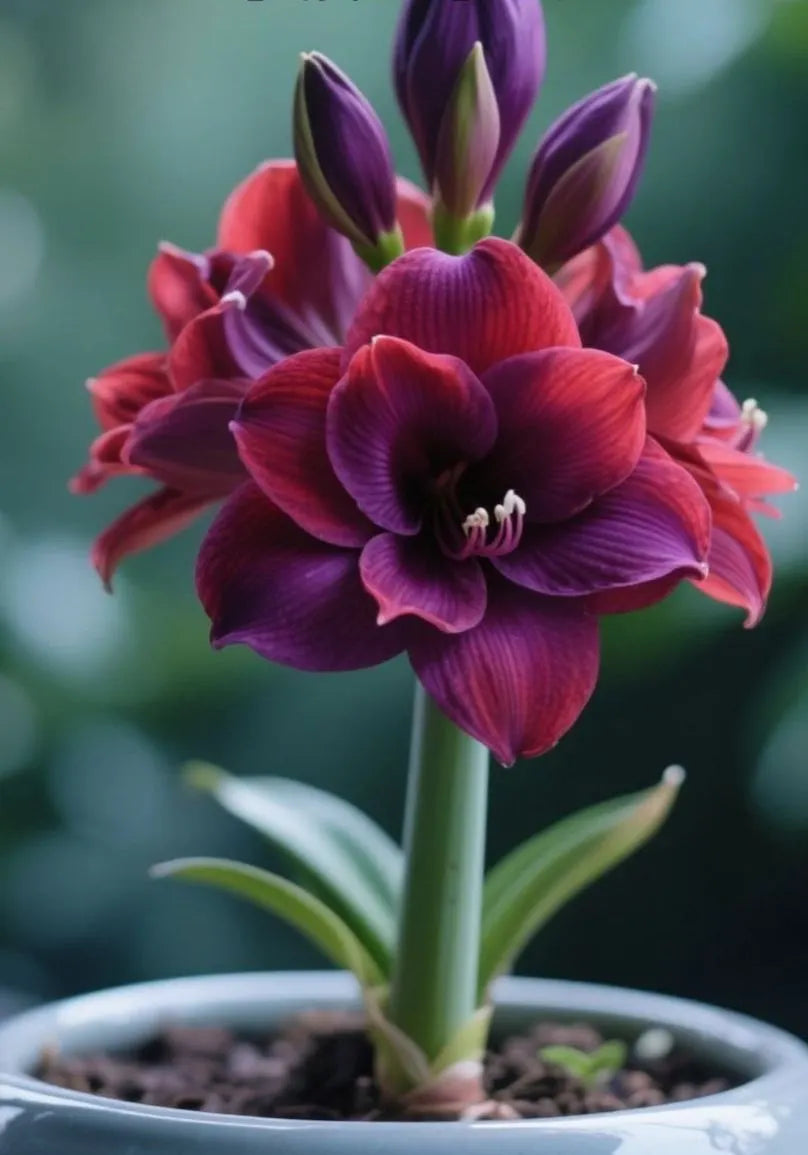 🌸Last Day 50% OFF🌺Double-Petaled Perfume Amaryllis Bulbs – The Queen of Flowers 🌺