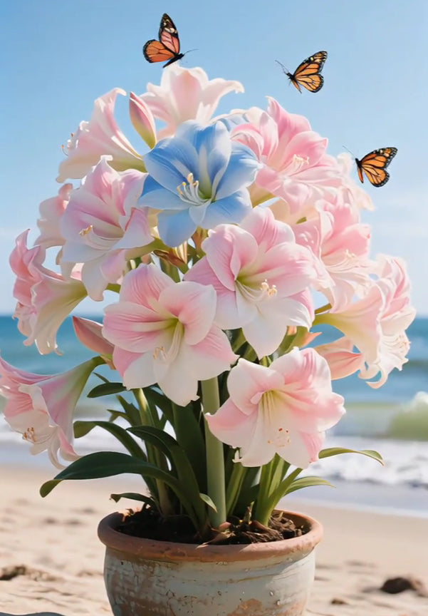 🌸Last Day 50% OFF🌺Double-Petaled Perfume Amaryllis Bulbs – The Queen of Flowers 🌺