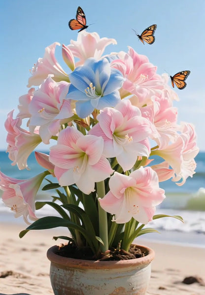 🌸Last Day 50% OFF🌺Double-Petaled Perfume Amaryllis Bulbs – The Queen of Flowers 🌺