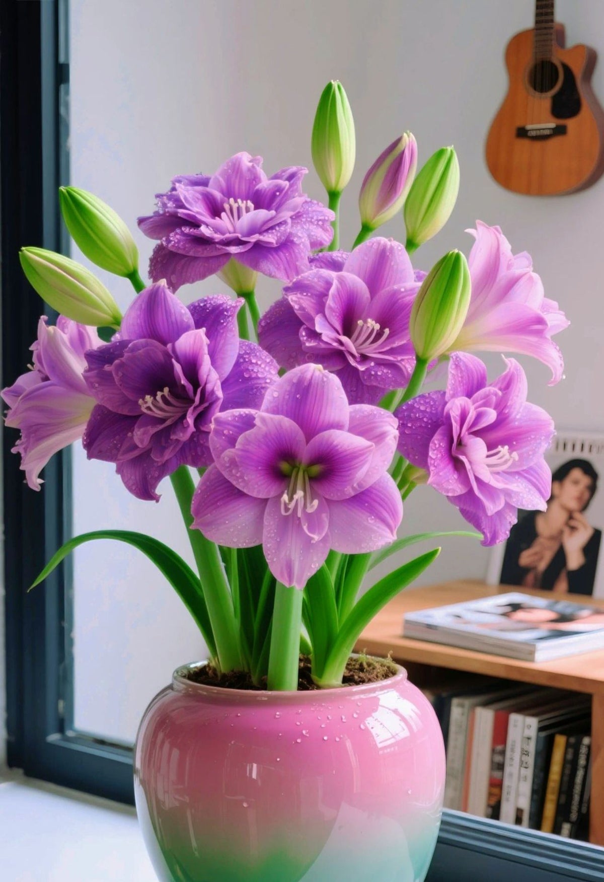 🌸Last Day 50% OFF🌺Double-Petaled Perfume Amaryllis Bulbs – The Queen of Flowers 🌺