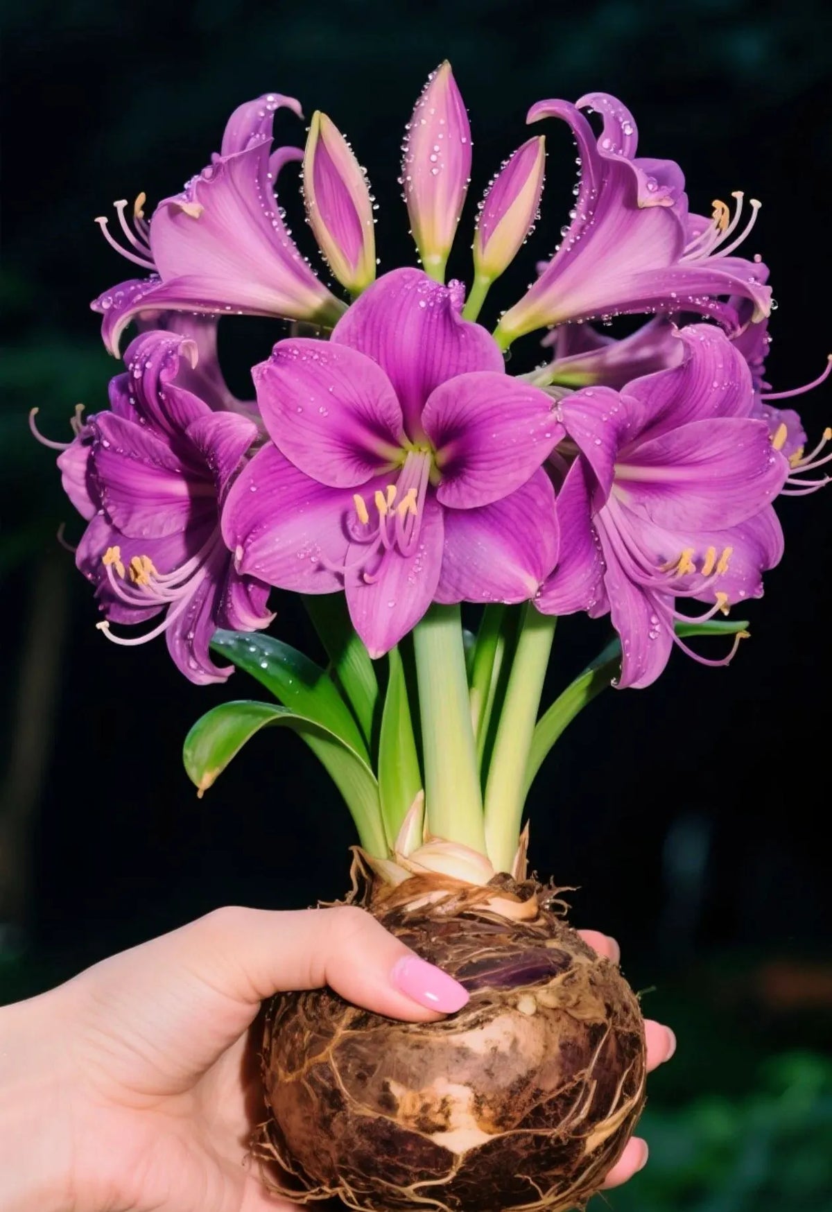 🌸Last Day 50% OFF🌺Double-Petaled Perfume Amaryllis Bulbs – The Queen of Flowers 🌺