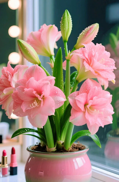 🌸Last Day 50% OFF🌺Double-Petaled Perfume Amaryllis Bulbs – The Queen of Flowers 🌺