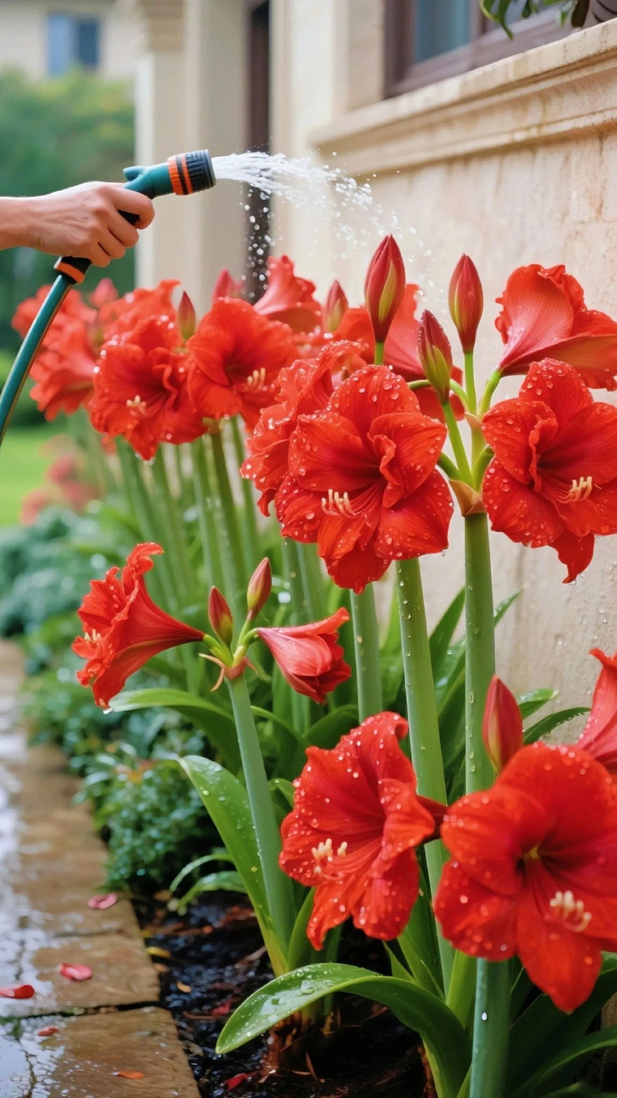 🌸Last Day 50% OFF🌺Double-Petaled Perfume Amaryllis Bulbs – The Queen of Flowers 🌺