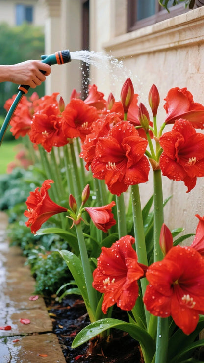 🌸Last Day 50% OFF🌺Double-Petaled Perfume Amaryllis Bulbs – The Queen of Flowers 🌺