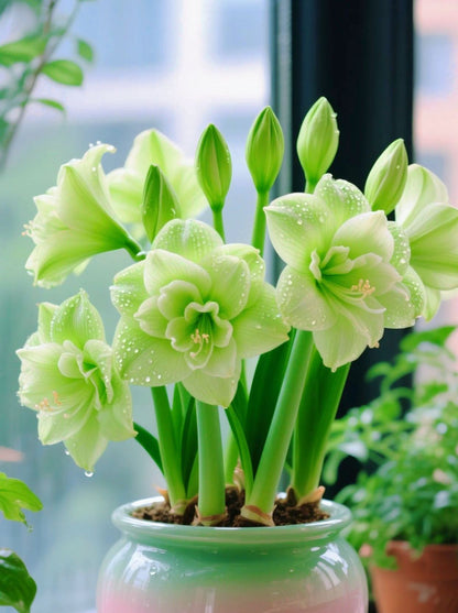 🌸Last Day 50% OFF🌺Double-Petaled Perfume Amaryllis Bulbs – The Queen of Flowers 🌺