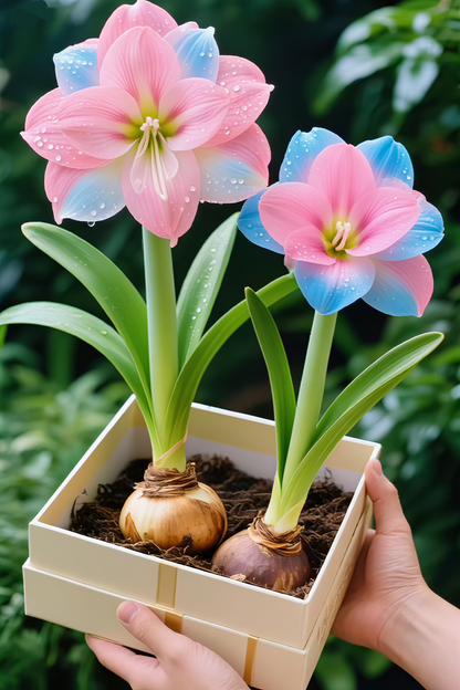 🌸Last Day 50% OFF🌺Double-Petaled Perfume Amaryllis Bulbs – The Queen of Flowers 🌺